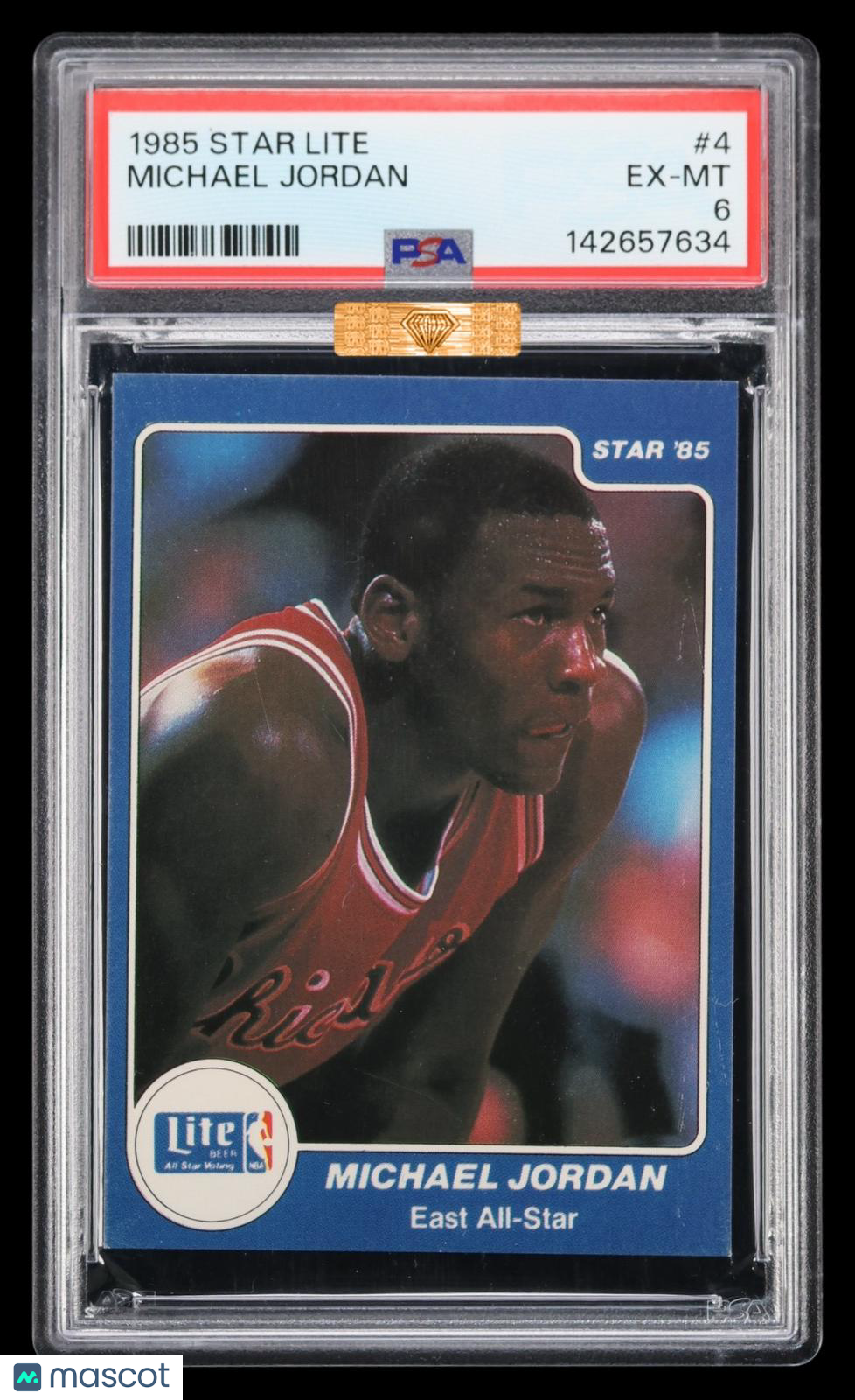 1985 Star Lite Michael Jordan #4 PSA 6 MBA Bronze