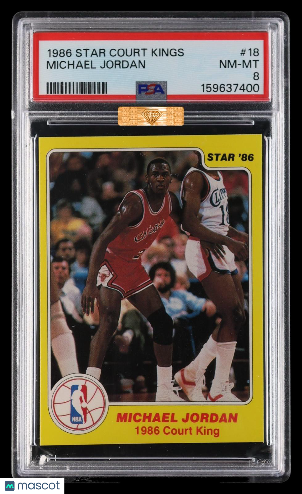1986 Star Court Kings Michael Jordan #18 MBA 8 MBA Bronze