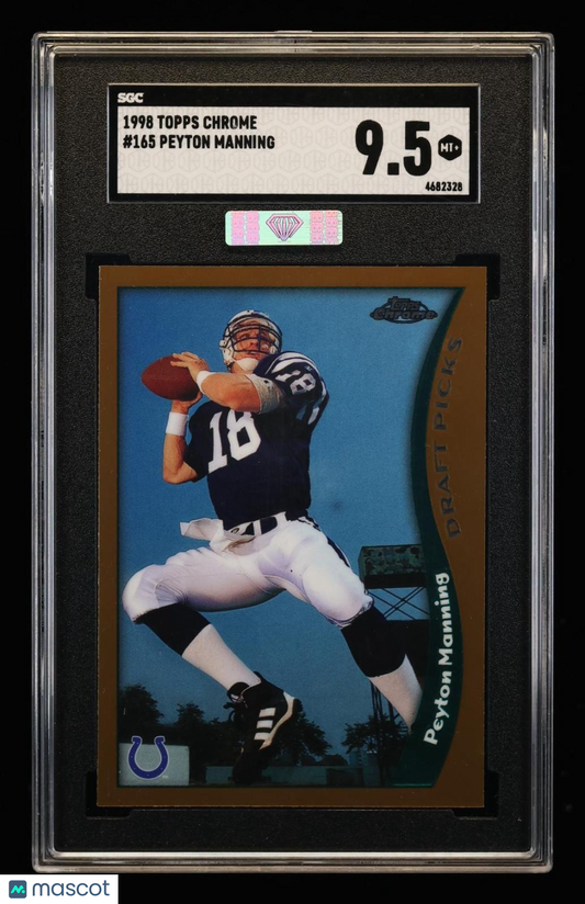 1998 Topps Chrome Peyton Manning #165 SGC 9.5