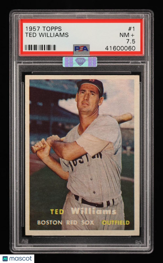 1957 Topps Ted Williams #1 PSA 7.5 MBA Silver