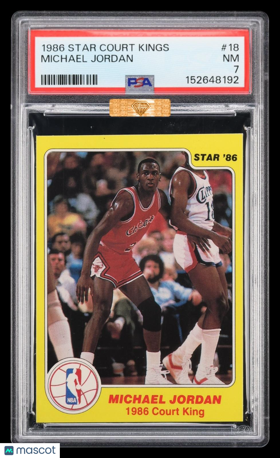 1986 Star Court Kings Michael Jordan #18 PSA 7 MBA Bronze