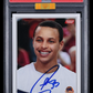 2009 Topps Stephen Curry #321 PSA 7 Auto 10