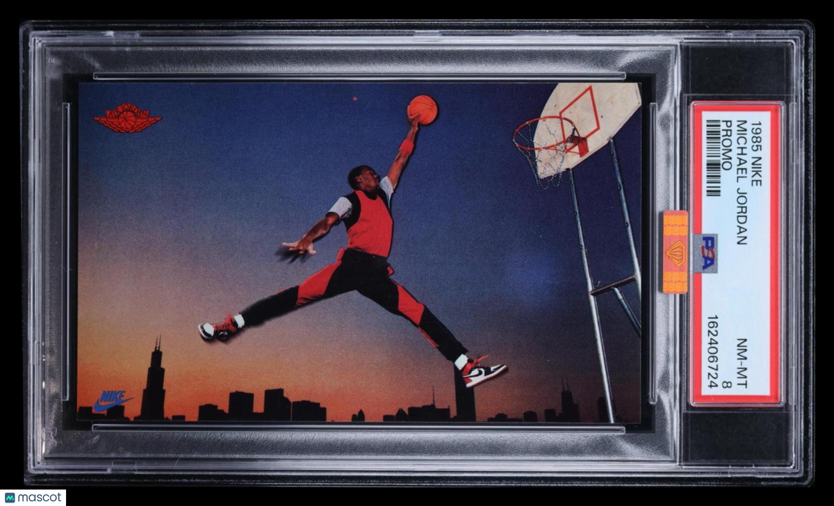1985 Nike Michael Jordan Promo PSA 8 MBA Bronze