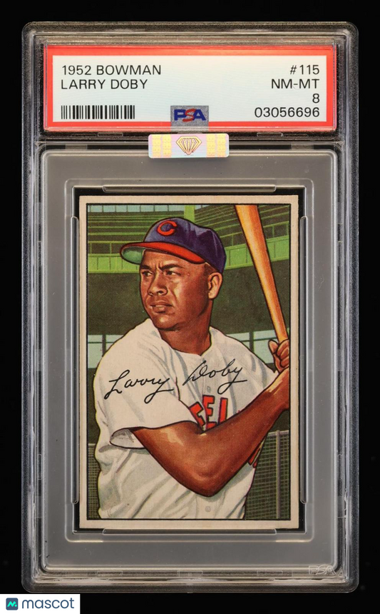 1952 Bowman Larry Doby #115 PSA 8