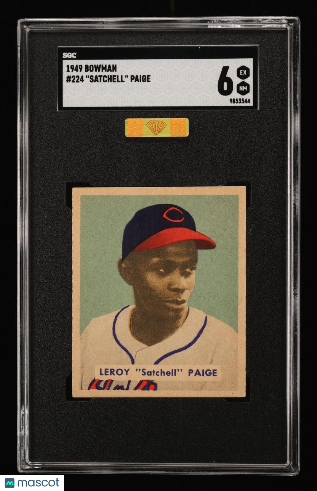 1949 Bowman Satchell Paige #224 SGC 6 MBA Gold Label