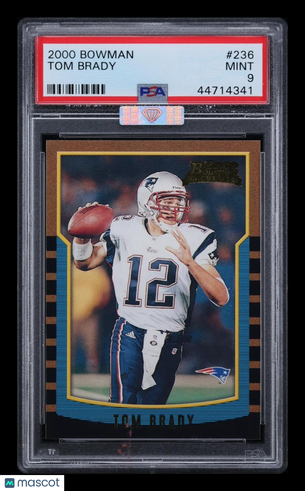2000 Bowman Tom Brady #236 PSA 9