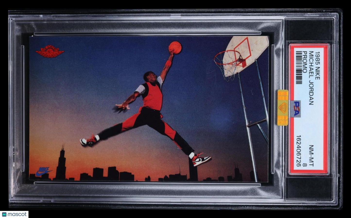1985 Nike Michael Jordan Promo MBA 8.5 MBA Gold