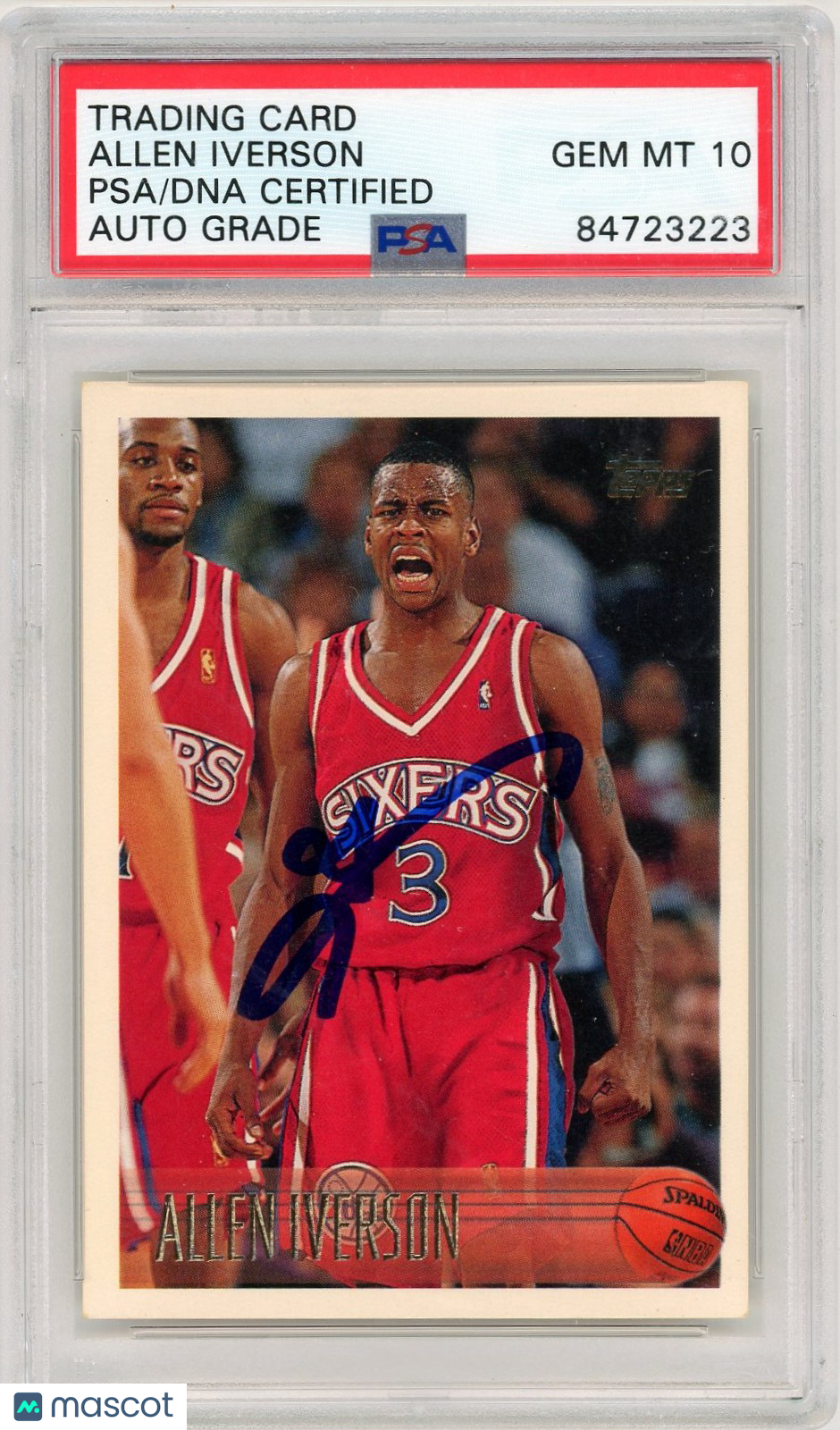 2024 Allen Iverson PSA A Auto 10
