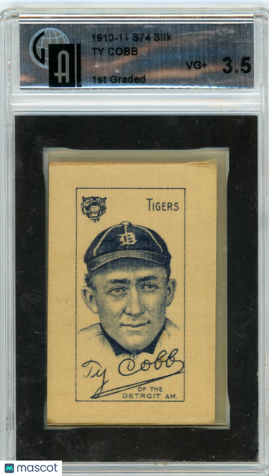 1910-11 S74 Sllk Ty Cobb GAI 3.5