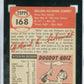 1953 Topps Willard Schmidt #168 SGC 8