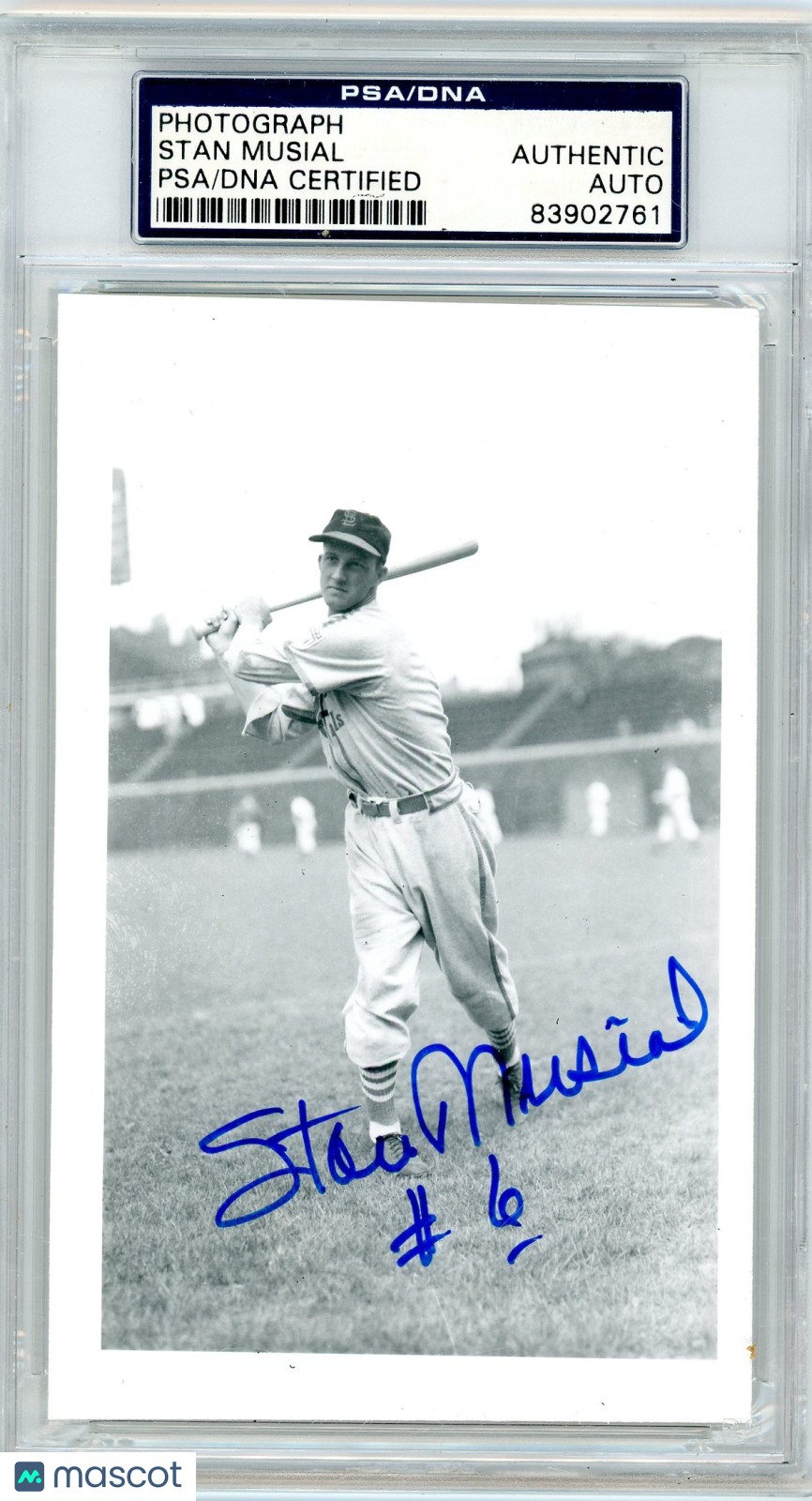 Stan Musial PSA A Auto A