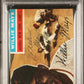 1956 TOPPS WILLIE MAYS GRAY BACK-(TRIMMED) #130 PSA/DNA AUTHENTIC AUTO 8