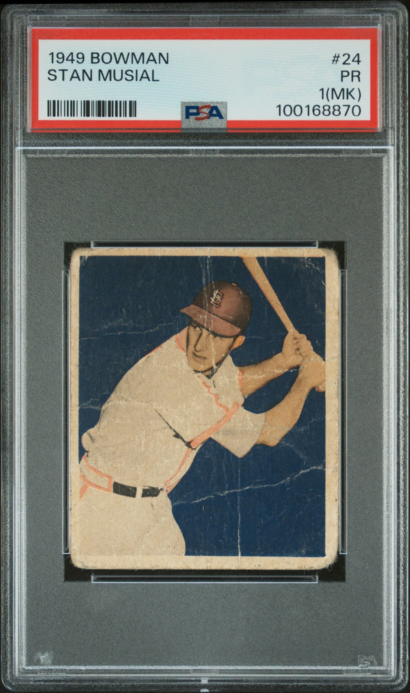 1949 BOWMAN STAN MUSIAL #24 PSA 1