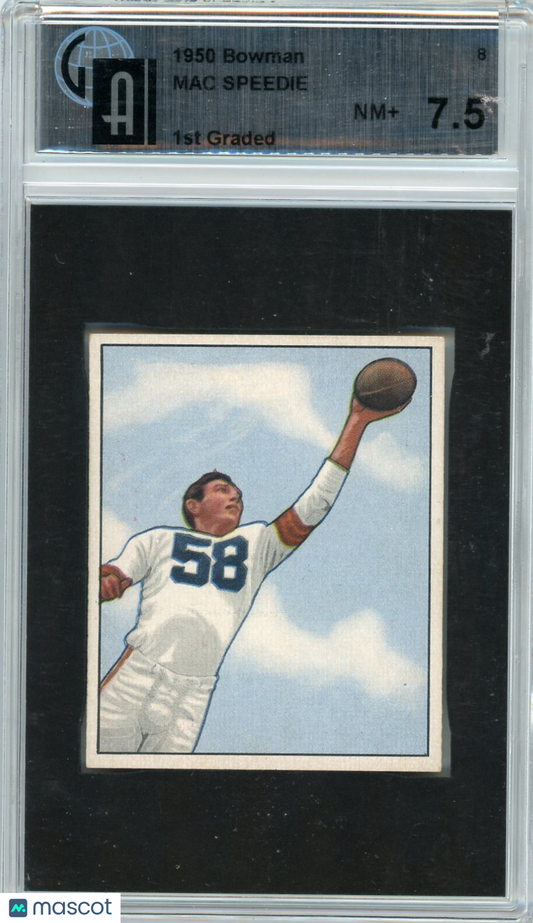 1950 Bowman Mac Speedie GAI 7.5