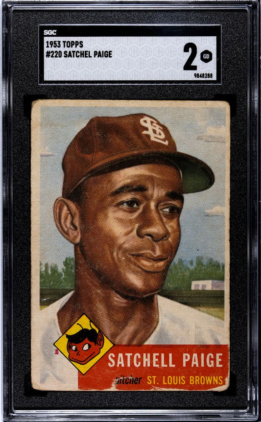 1953 TOPPS SATCHEL PAIGE #220 SGC 2