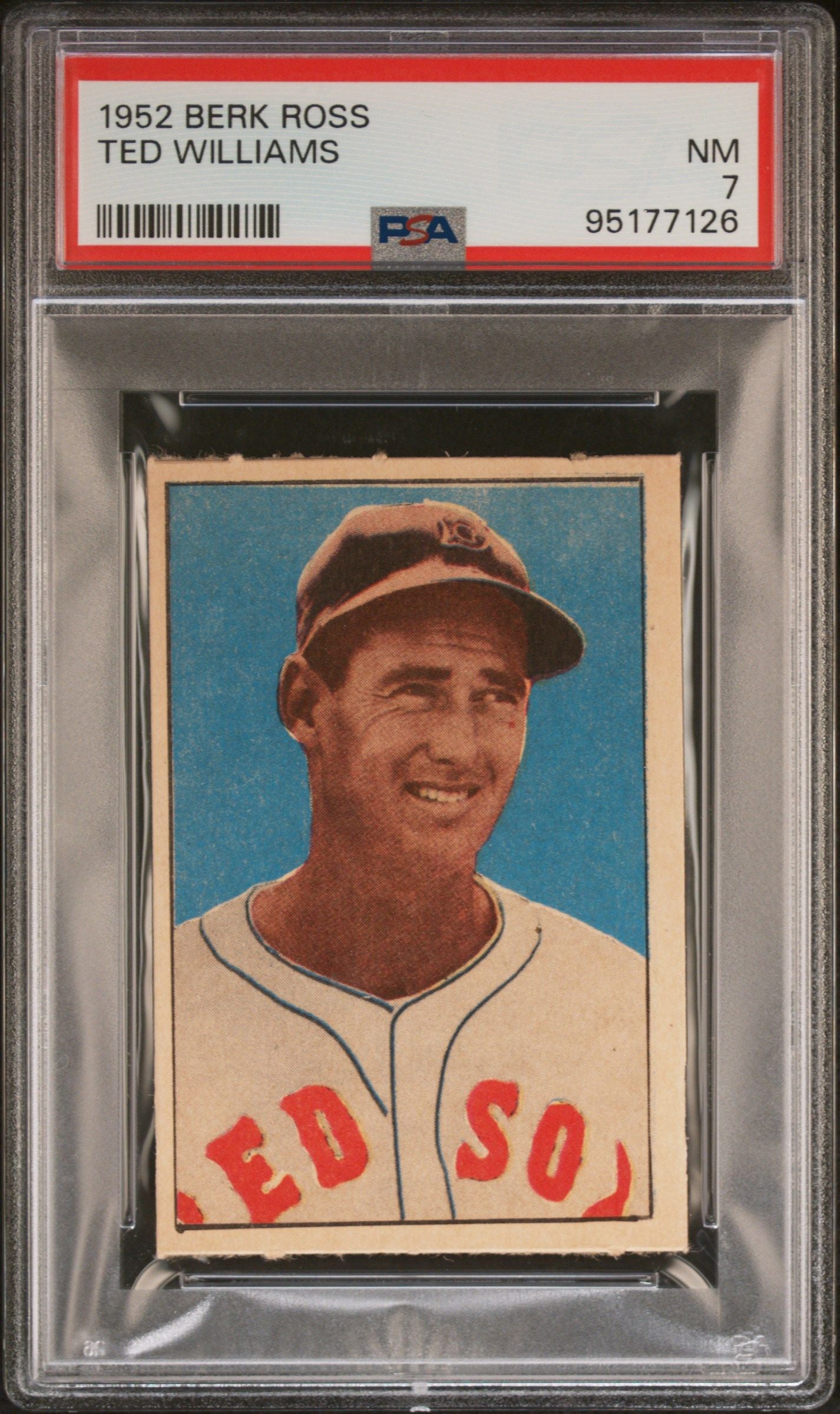 1952 TED WILLIAMS BERK ROSS PSA 7