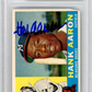 1960 Topps Hank Aaron #300 BVG Authentic BAS Auto A