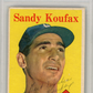 1960 Sandy Koufax PSA A Auto A