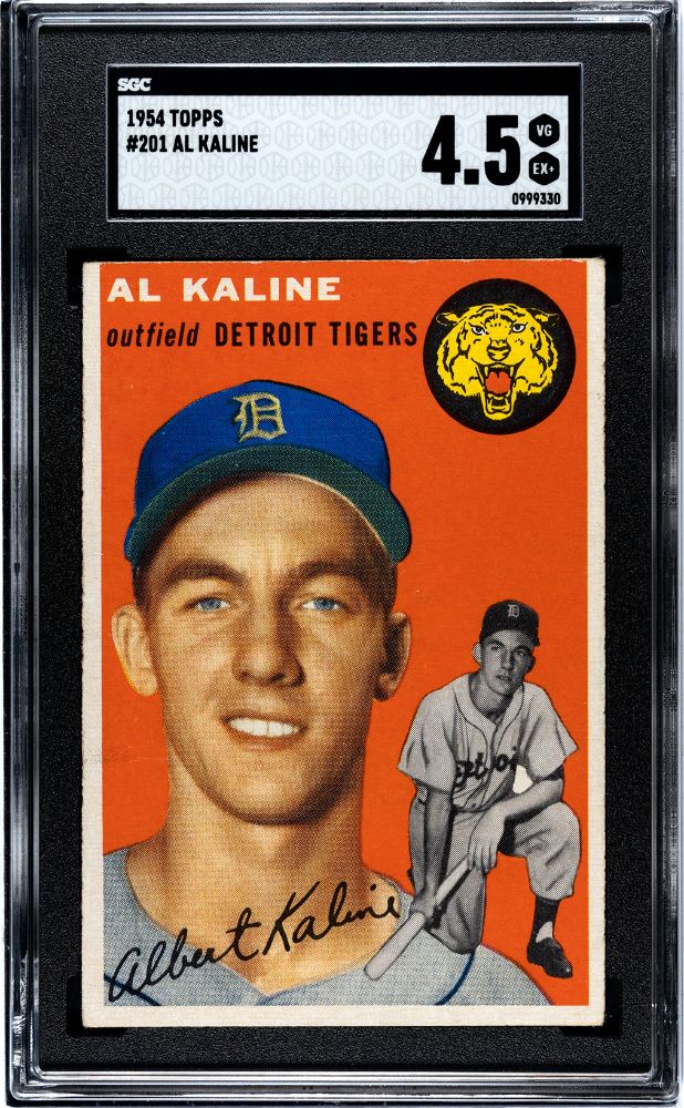 1954 TOPPS AL KALINE #201 SGC 4.5