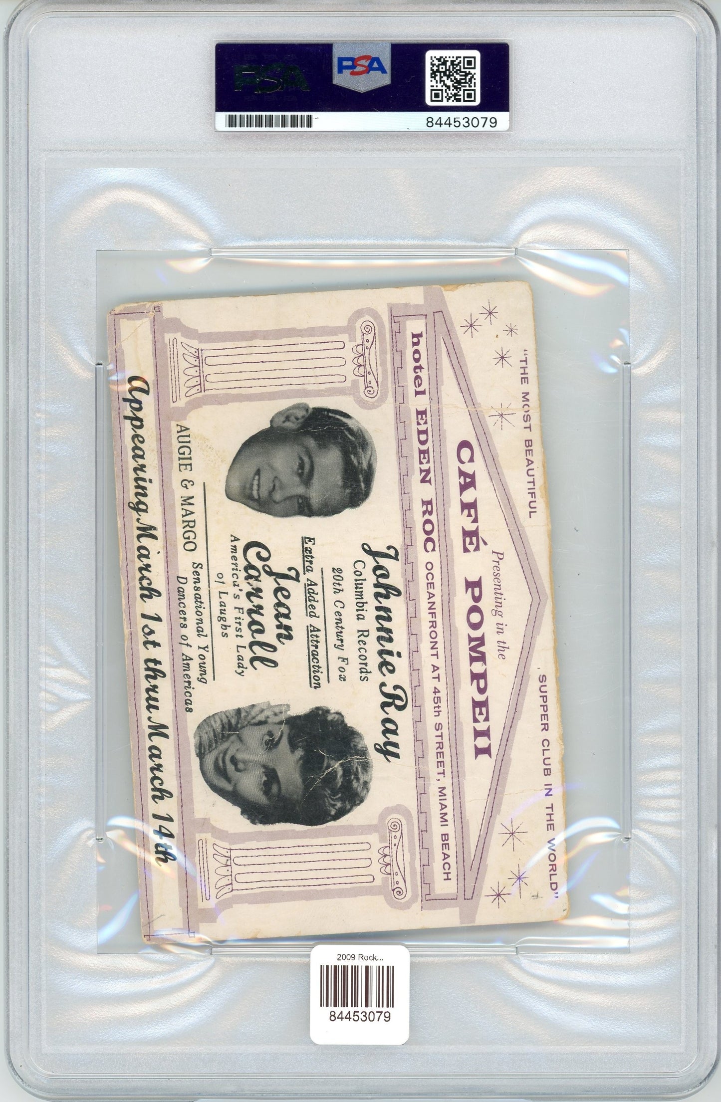 2009 Rocky Marciano PSA A Auto 8