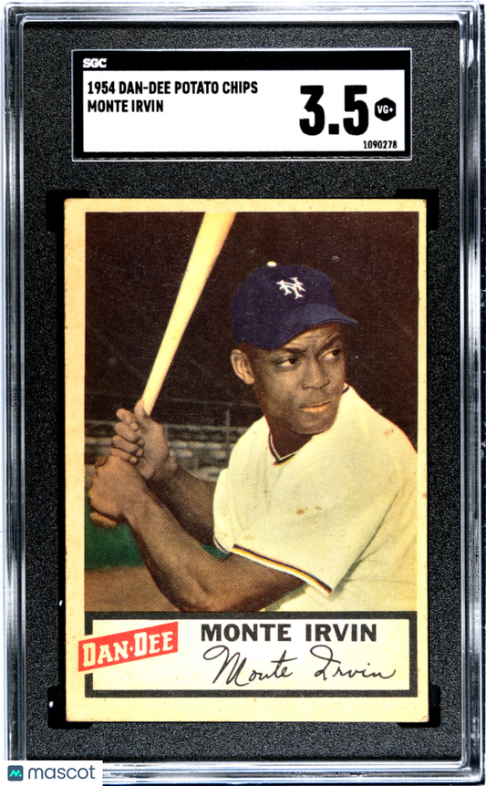 1954 Dan-Dee Potato Chips Monte Irvin SGC 3.5