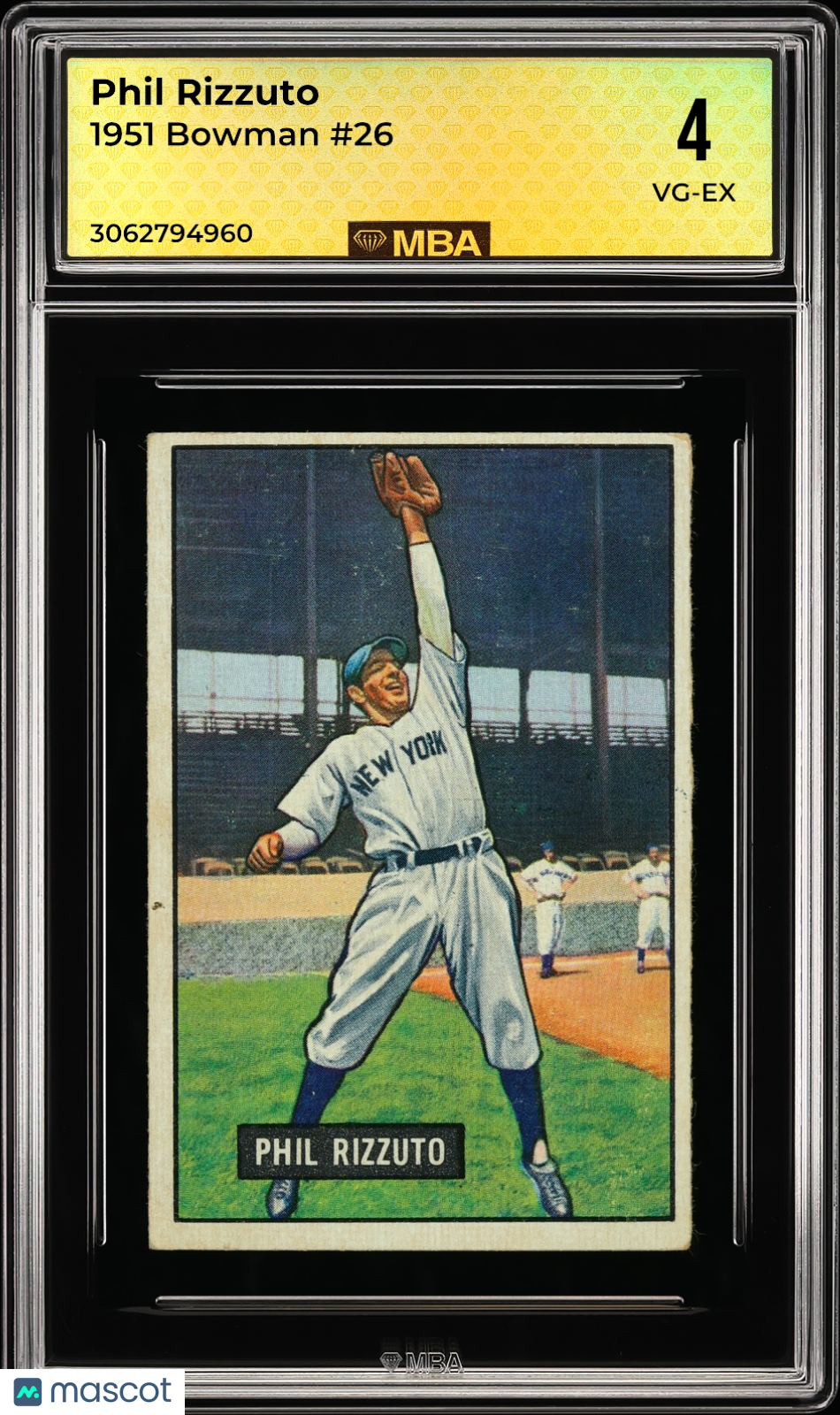 1951 Bowman Phil Rizzuto #26 MBA 4