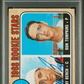 1968 Topps Reds Rookies #247 Reds Rookies PSA 4 Auto 10