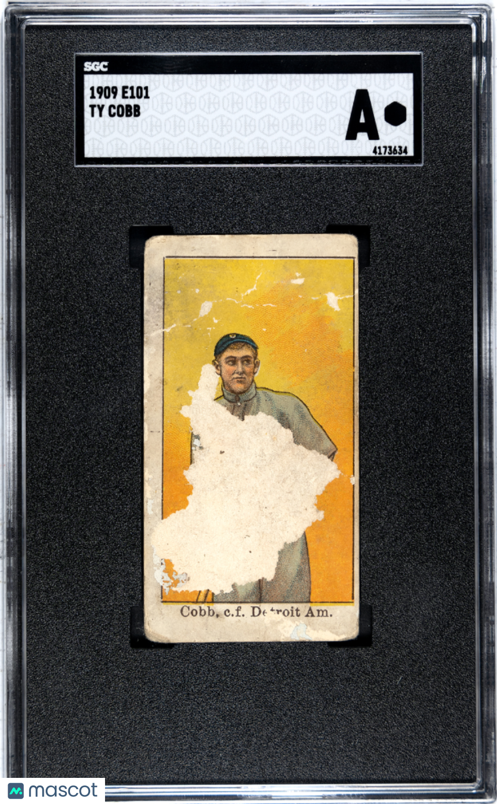 1909 E101 Ty Cobb SGC A