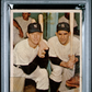 1957 Topps Berra Mantle #407 Yankees' Power Hitters PSA 1
