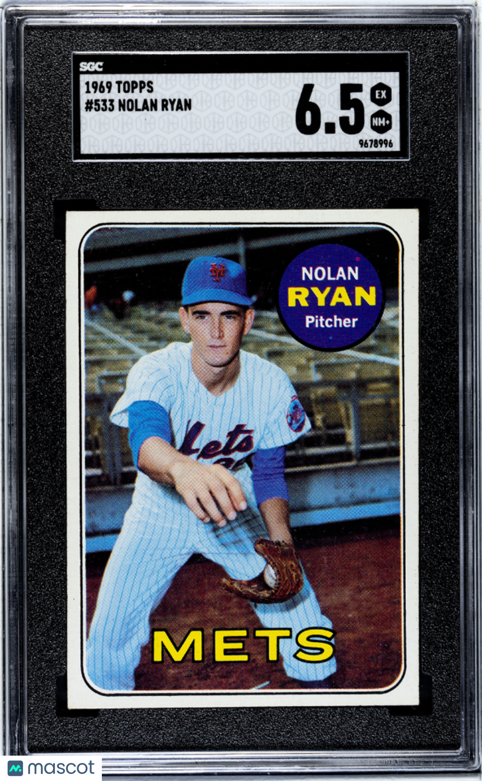 1969 Topps Nolan Ryan #533 SGC 6.5