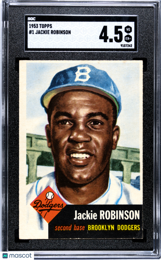 1953 Topps Jackie Robinson #1 SGC 4.5