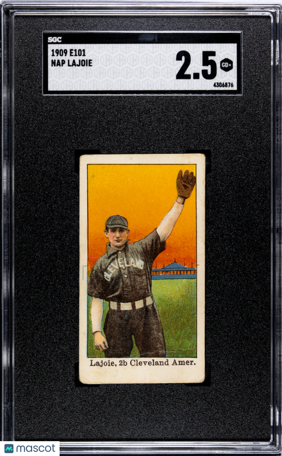 1909 E101 (E101) Nap Lajoie SGC 2.5