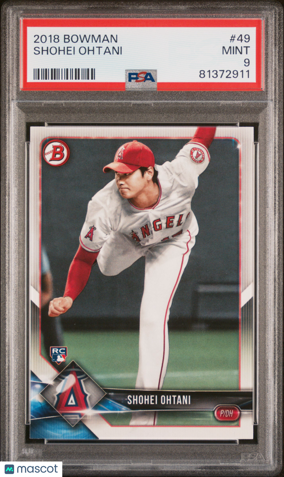 2018 Bowman Shohei Ohtani #49 PSA 9