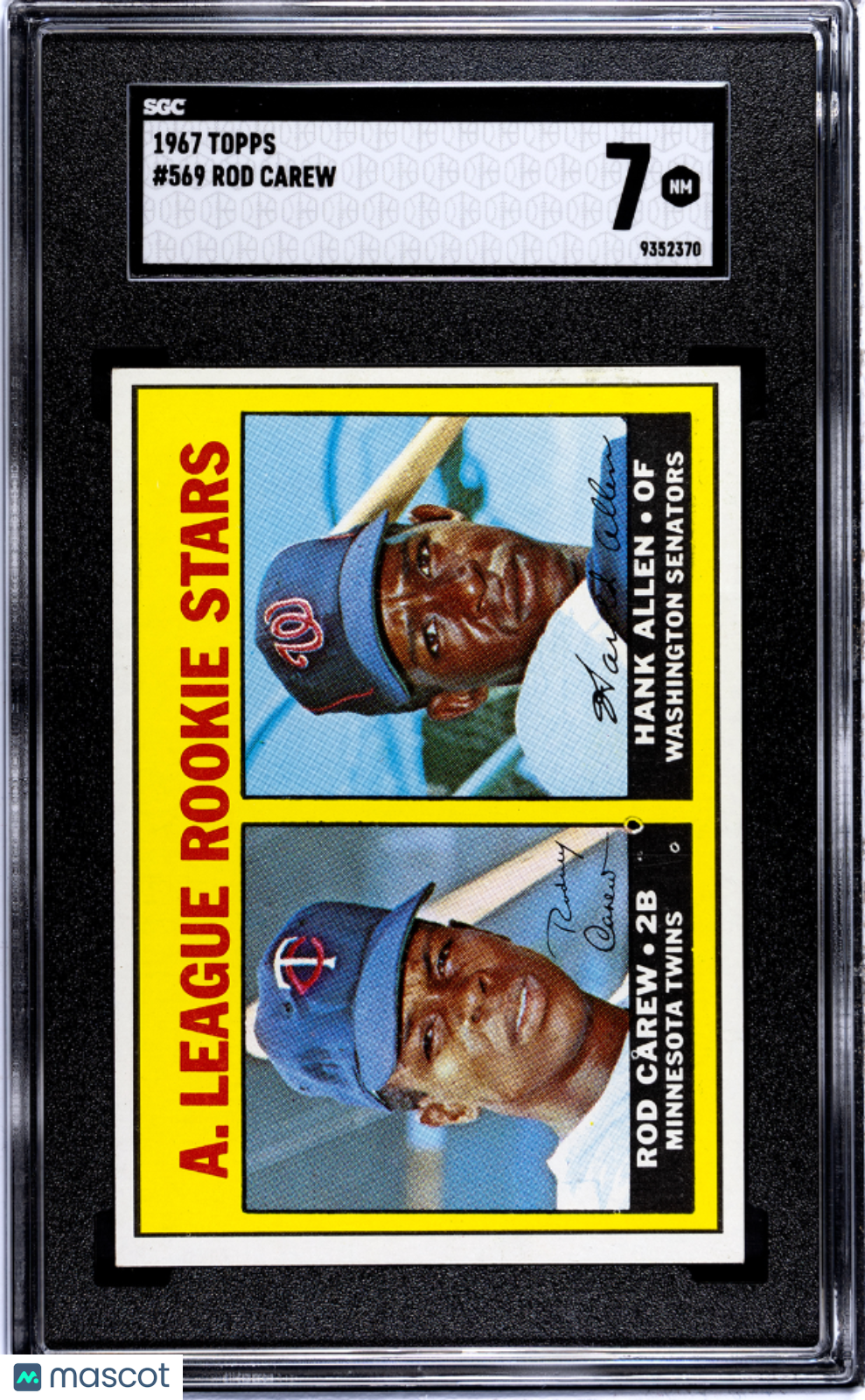 1967 Topps Rod Carew #569 SGC 7