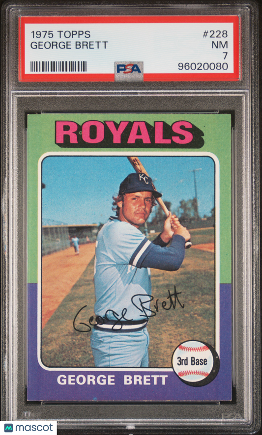 1975 Topps George Brett #228 PSA 7