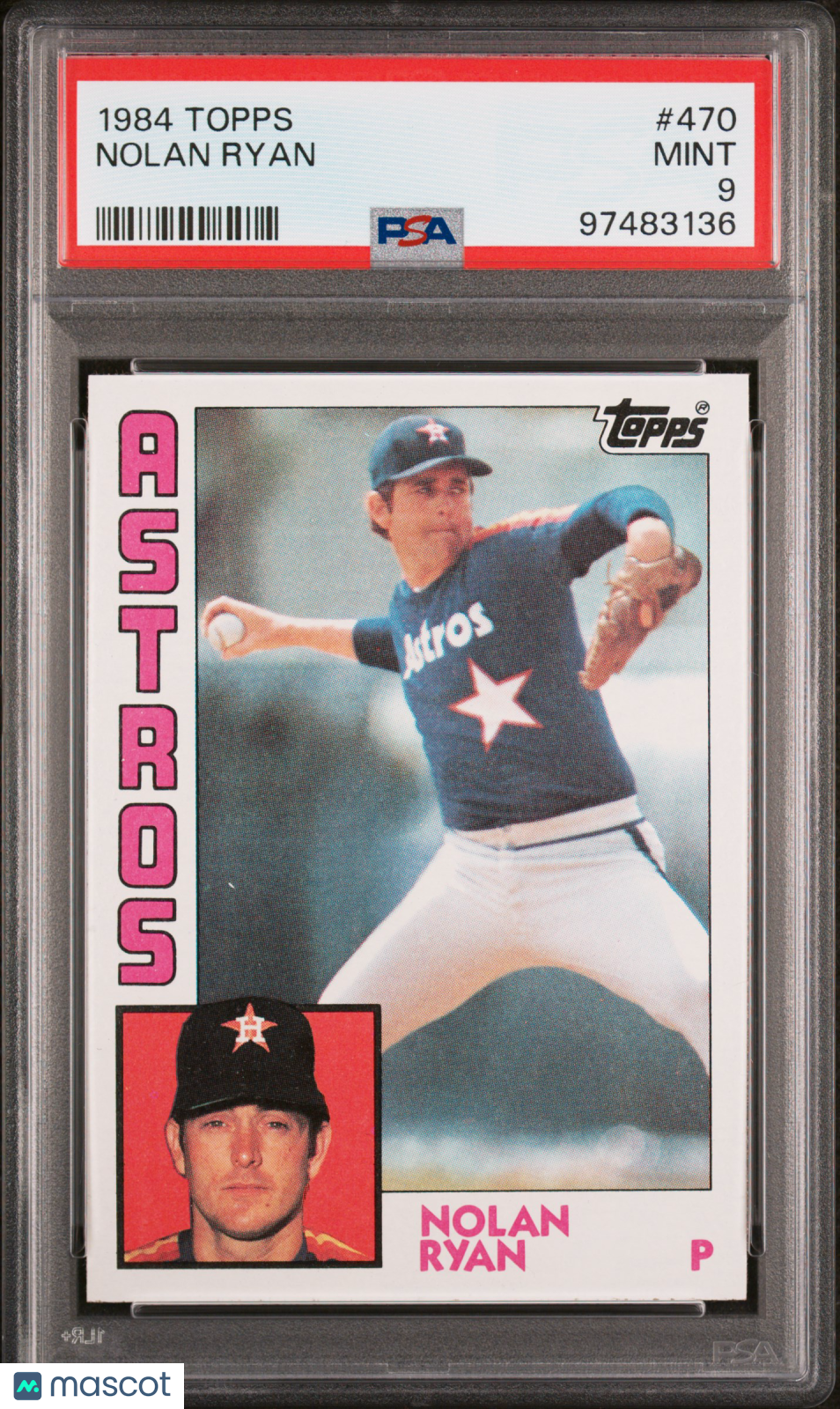 1984 Topps Nolan Ryan #470 PSA 9