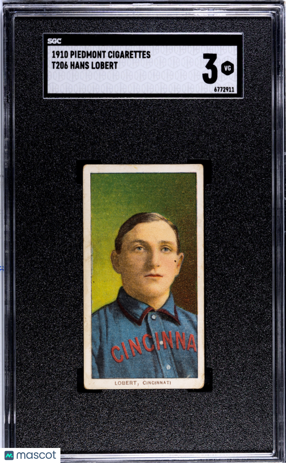 1910 Piedmont Cigarettes (T206) Hans Lobert SGC 3