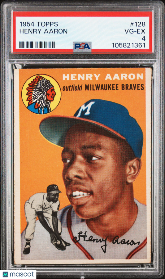 1954 Topps Henry Aaron #128 PSA 4