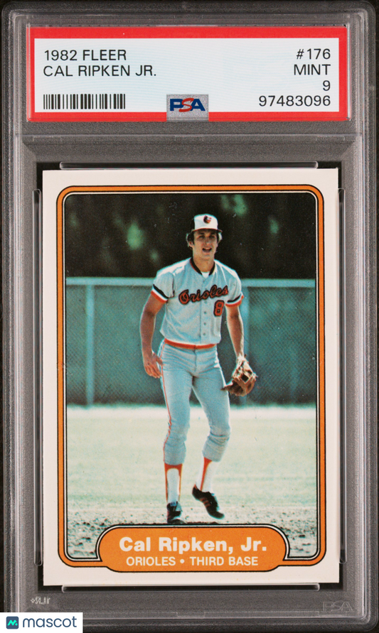 1982 Fleer Cal Ripken JR. #176 PSA 9