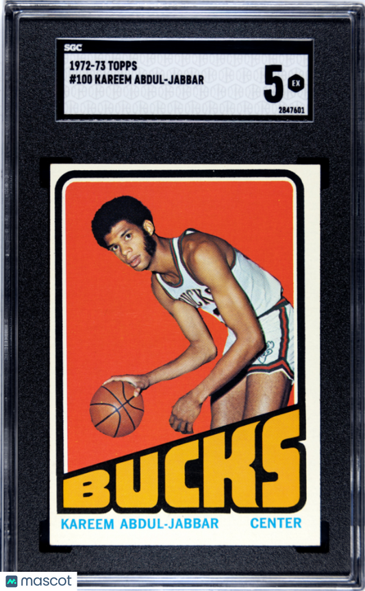 1972 Topps Kareem Abdul-Jabbar #100 SGC 5