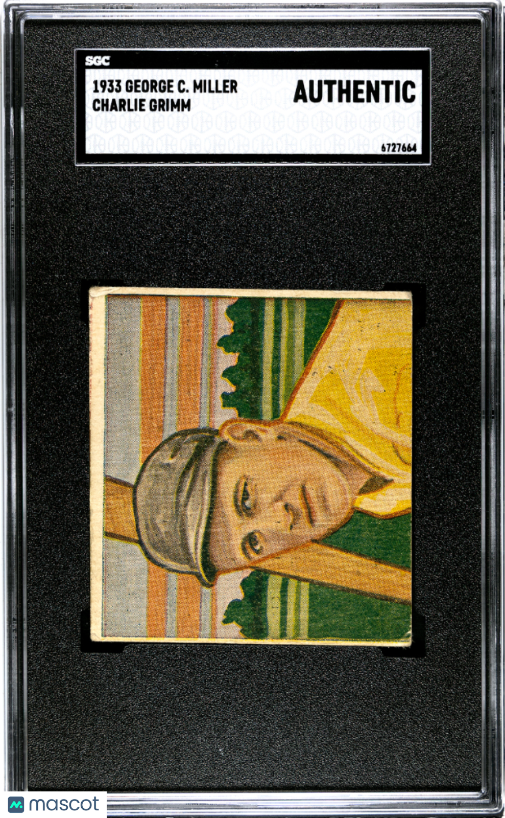 1933 George C. Miller Charlie Grimm SGC A