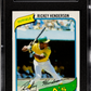 1980 Topps Rickey Henderson #482 SGC 9