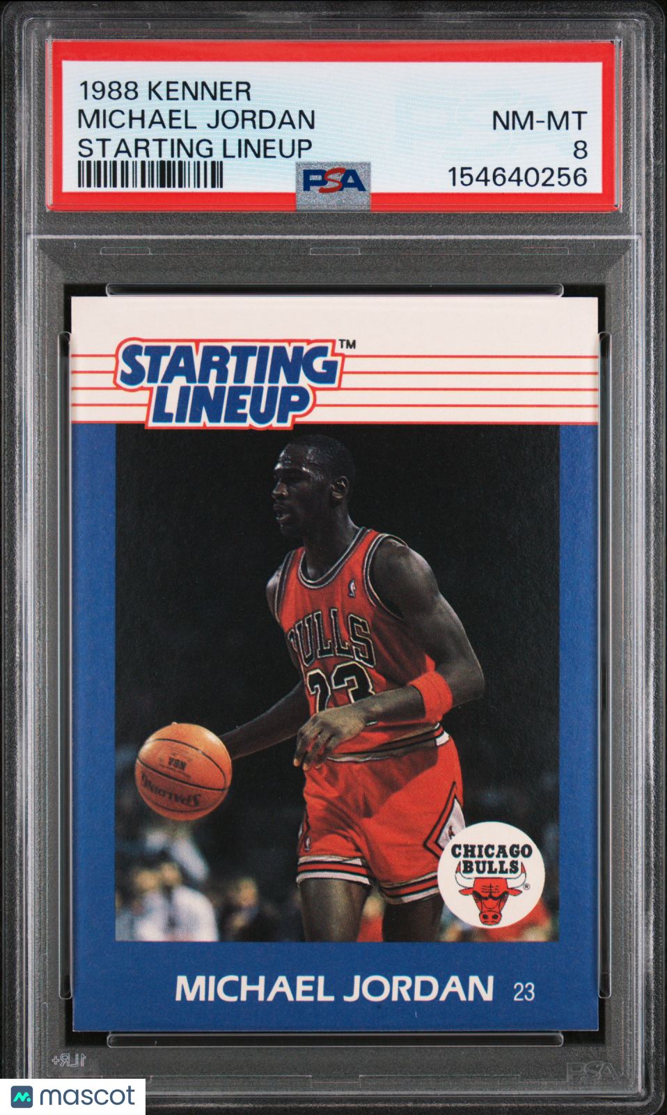 1988 Kenner Starting Line-Up Michael Jordan Lineup PSA 8