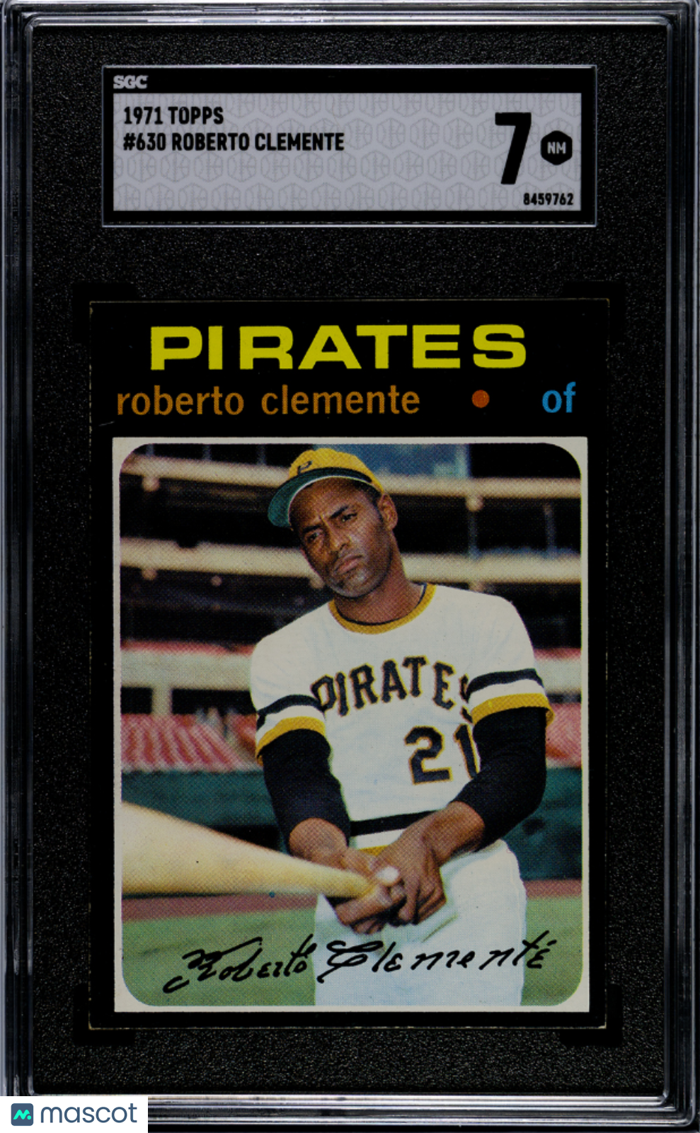 1971 Topps Roberto Clemente #630 SGC 7