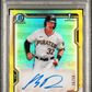 2021 Bowman Draft Chrome Auto Henry Davis #CDAHD Gold Refractor PSA 9 /50 Auto 9