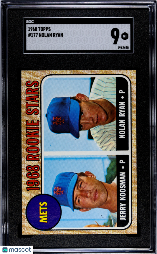 1968 Topps Nolan Ryan #177 SGC 9