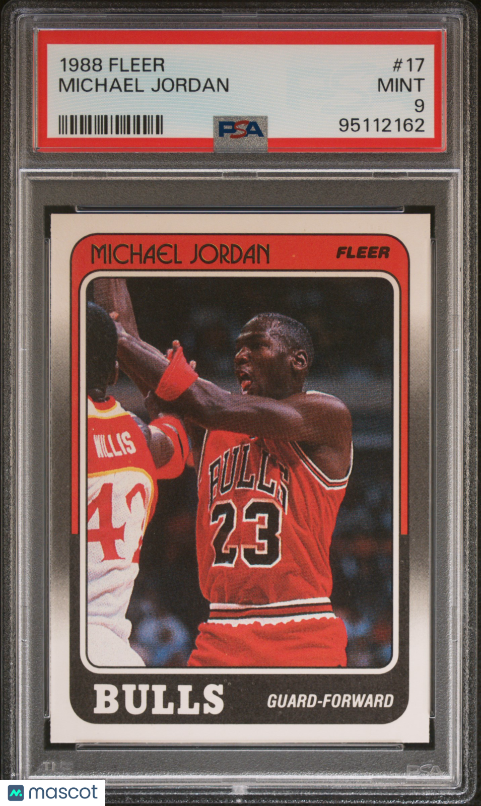 1988 Fleer Michael Jordan #17 PSA 9