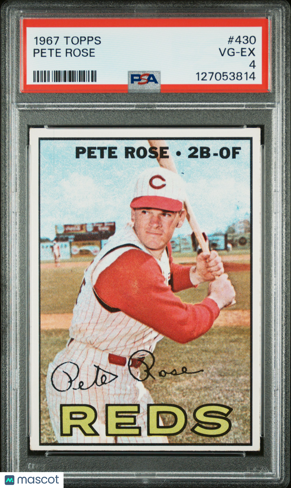 1967 Topps Pete Rose #430 PSA 4