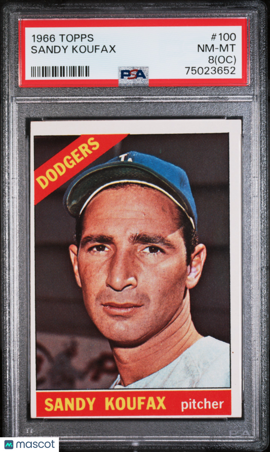 1966 Topps Sandy Koufax #100 Oc PSA 8