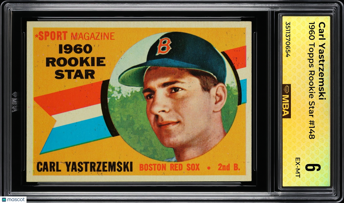 1960 Topps Carl Yastrzemski #148 Rookie Star MBA 6